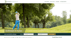 Desktop Screenshot of golfhotels.it